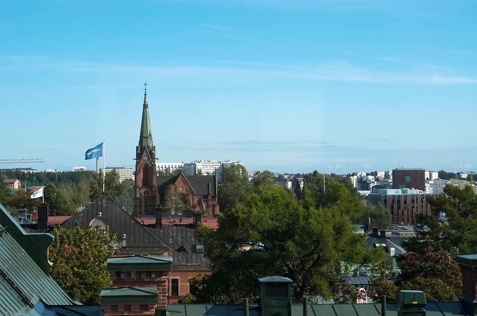 Vy över Umeås östra stadsdel