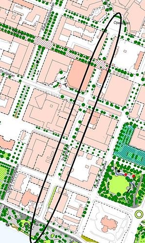 Karta från projektbeskrivningen