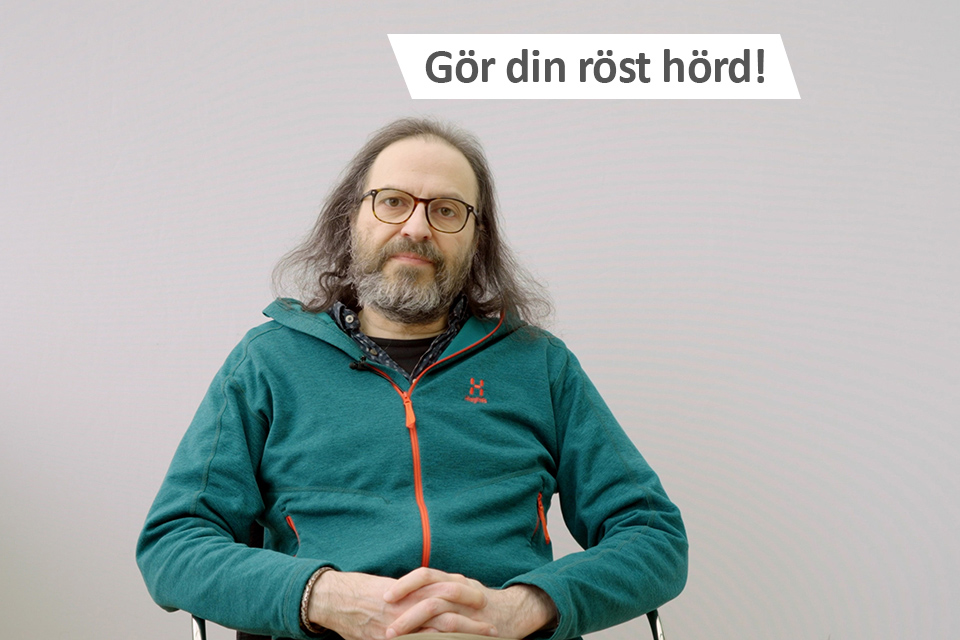 Dieter Müller, text: Gör din röst hörd!