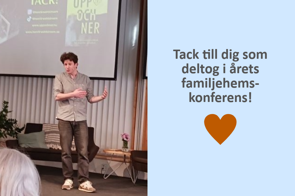 En man som står på en scen och föreläser.