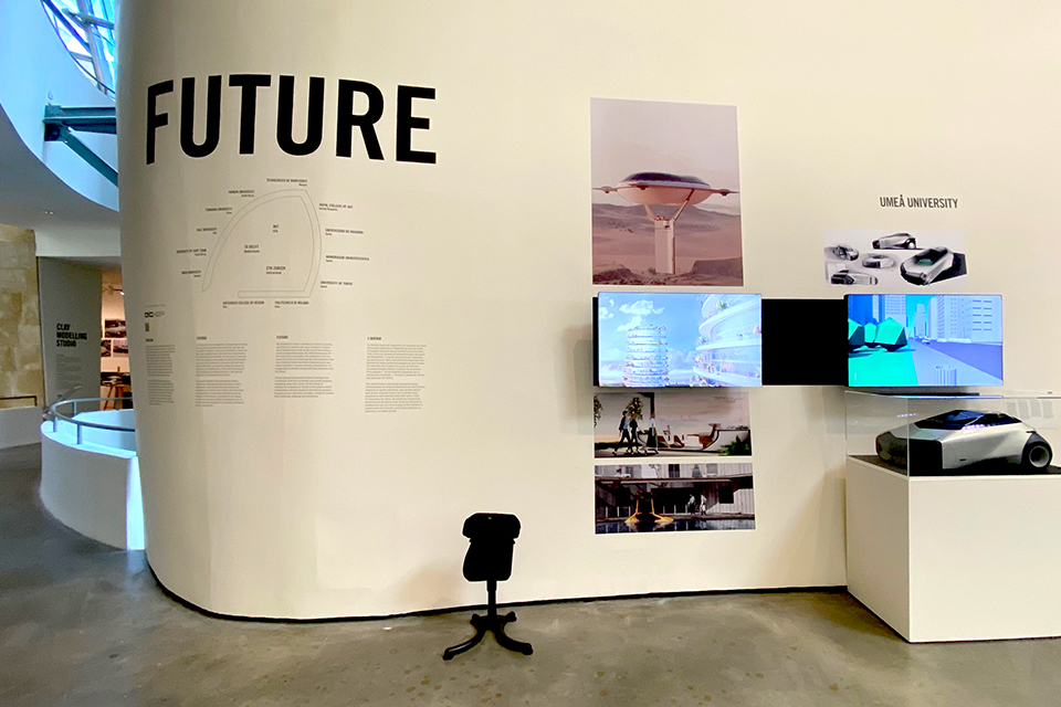 The image shows parts of the Umeå exhibition