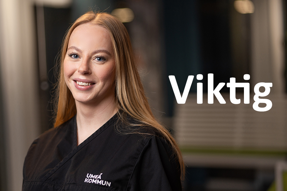 Alva, omvårdnadspersonal på äldreboende