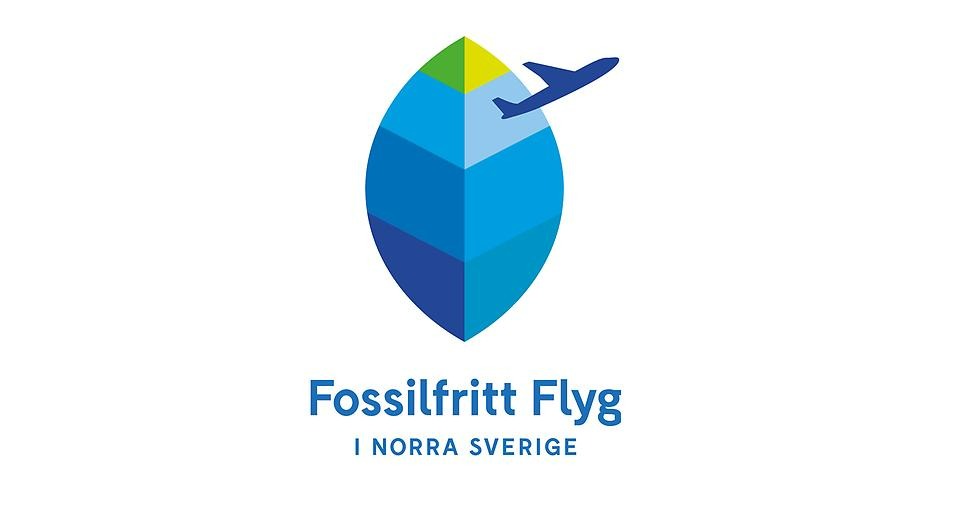 Logo Fossilfritt flyg i norra Sverige