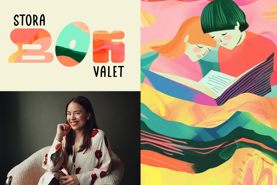 Barn som läser. Julia Wiberg