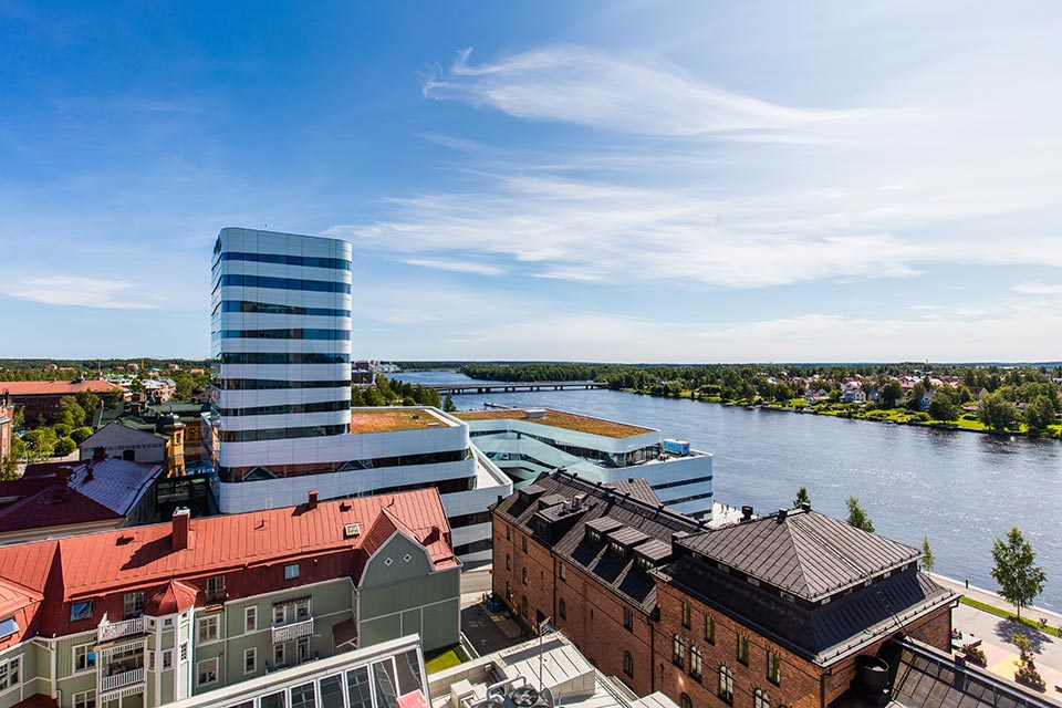 Väven, flygvy