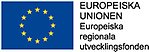 Logotyp Europeiska regionala utvecklingsfonden