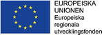 Logotyp Europeiska regionala utvecklingsfonden.