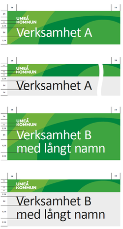 Principer för utformning av fasadskylt