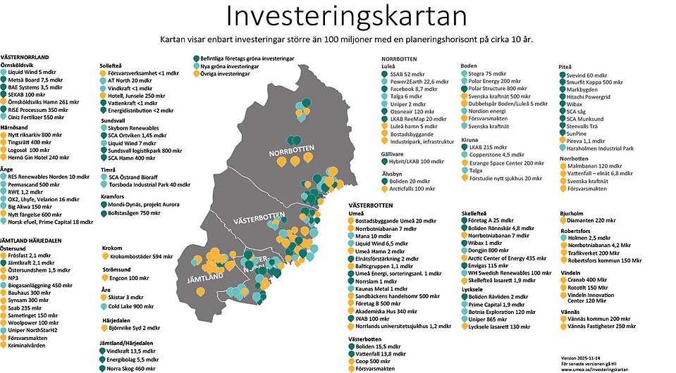 Investeringskartan